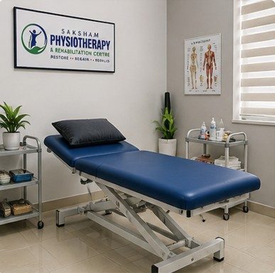 Physiotherapy treatment room